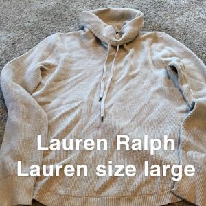 Lauren/Ralph Lauren cowl neck sweater